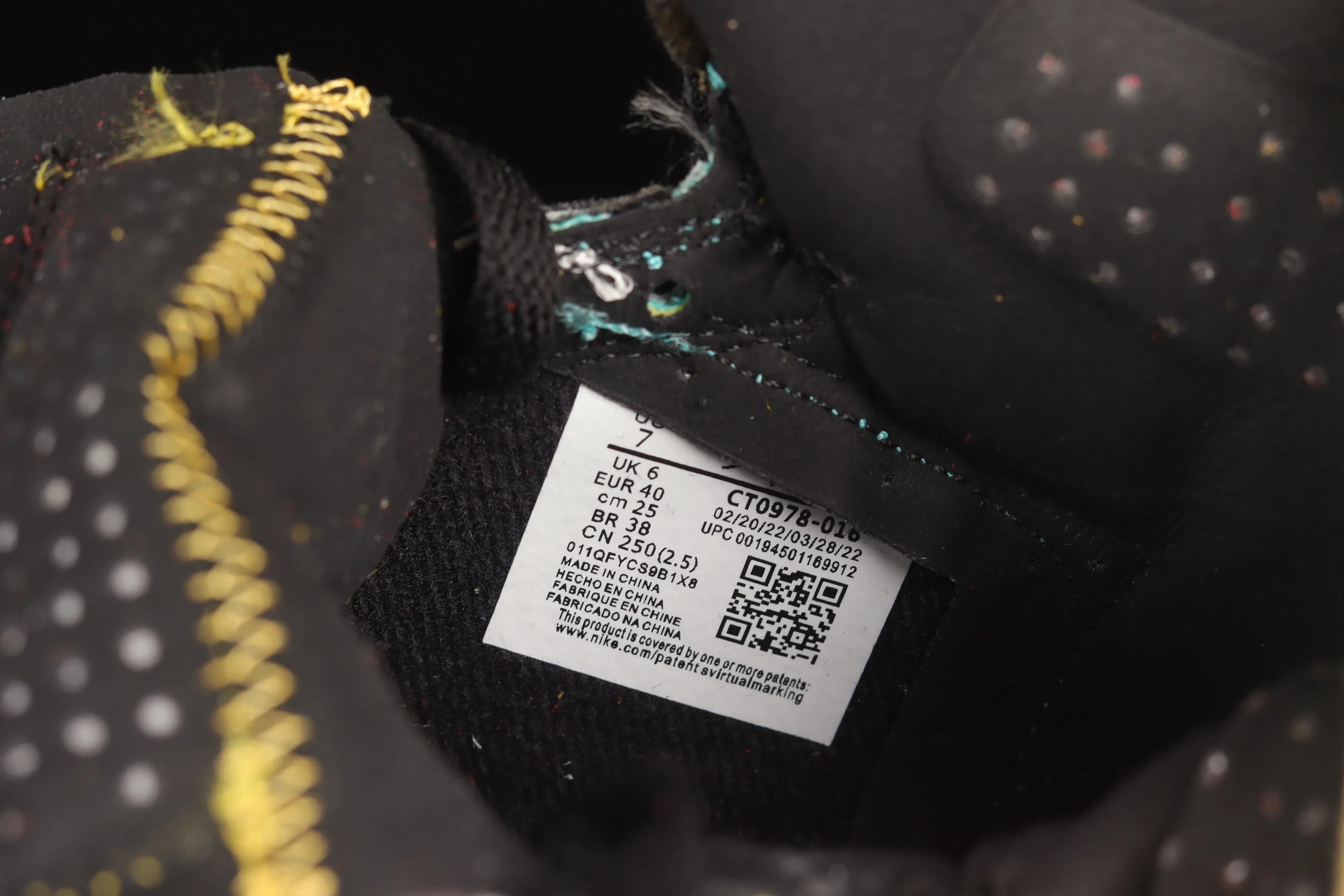 All categories Air Jordan Jordan series basketball shoes Air Jordan 1 High Air Jordan 1 Zoom CMFT AJ1 Joe 1 white, yellow and red color matching CT0978-016